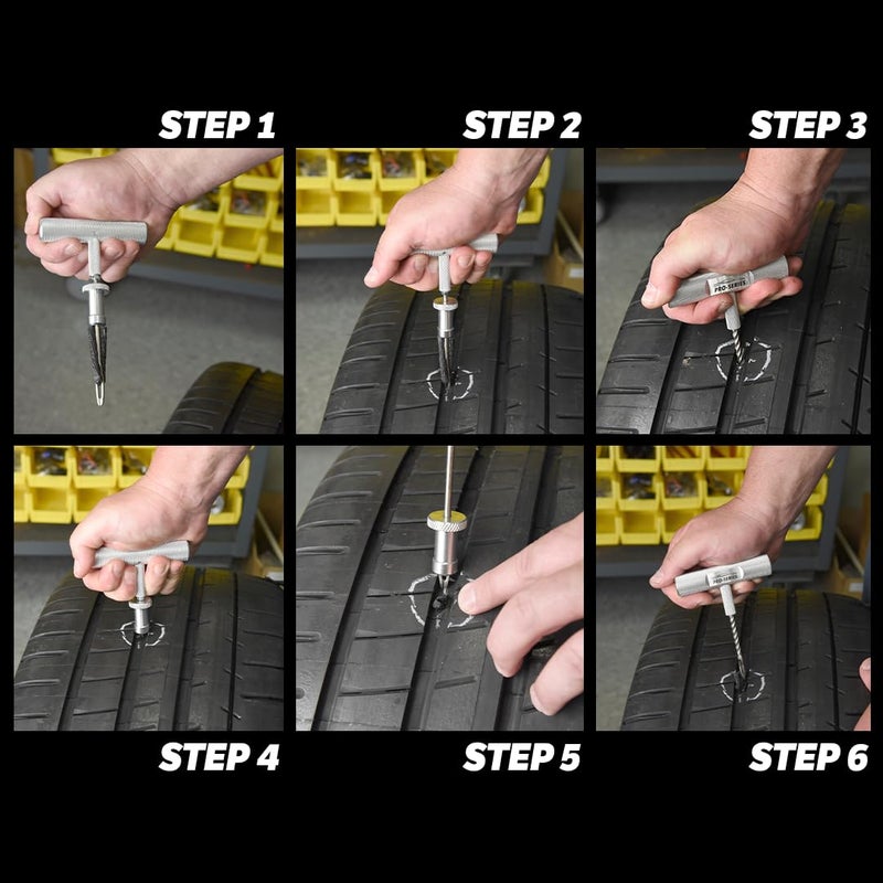 Slime 20290-1 Tire Plug Kit Pro Series, Ultimate Reamer Plugger Set - Image 5